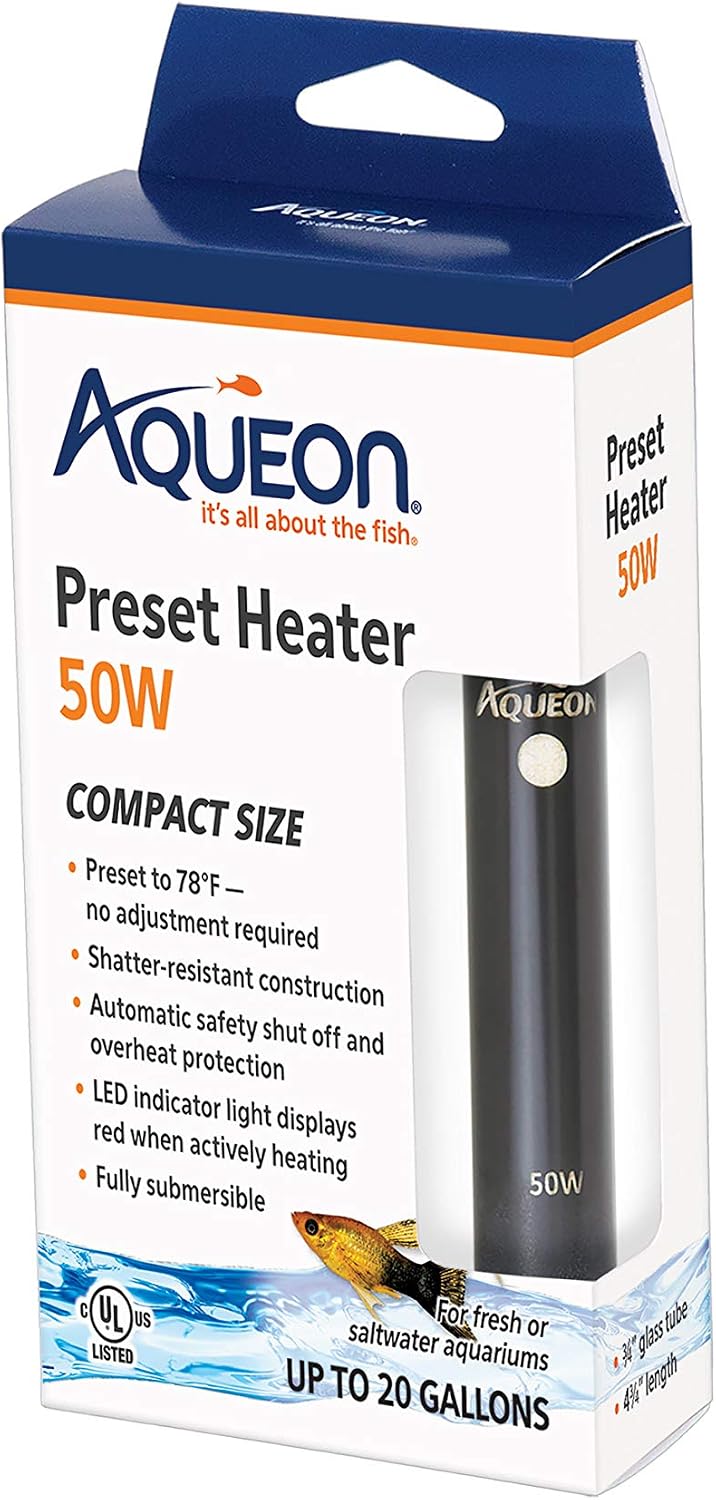 Aqueon Aquarium Fish Tank Preset Heater For Up To 40 Gallons, 100 Watts - Image 10