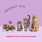 Soft plush kitten anxiety relief toy in packaging