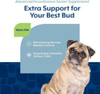 USA imported NaturVet bladder control chews for senior dogs close up