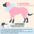 Anti licking dog surgery recovery collar with secure loops