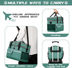 BAGLHER durable waterproof dog travel bag close up of heavy duty polyester material