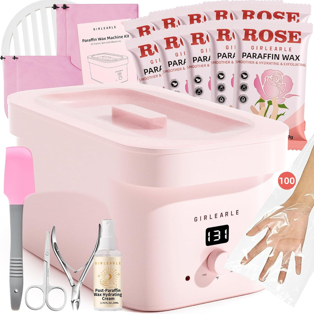Girlearle paraffin wax machine front view professional spa kit
