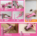 Full packaging setup of the authentic imported geoorood seven in one pet grooming system.