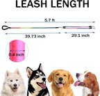 Sonqueen braided nylon multiple pet leash snap hooks and heavy duty connectors