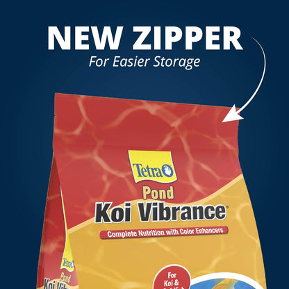 Tetra Pond Koi Vibrance soft sticks texture detail
