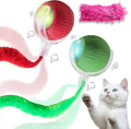 Nvted 2 piece interactive cat toy balls front view