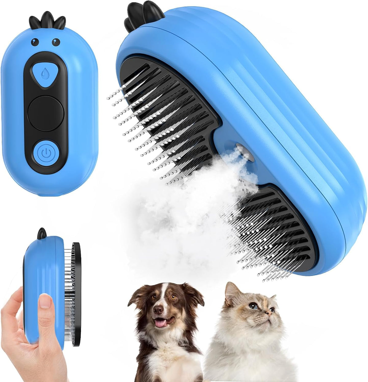 IVYQXG cat steam brush front view
