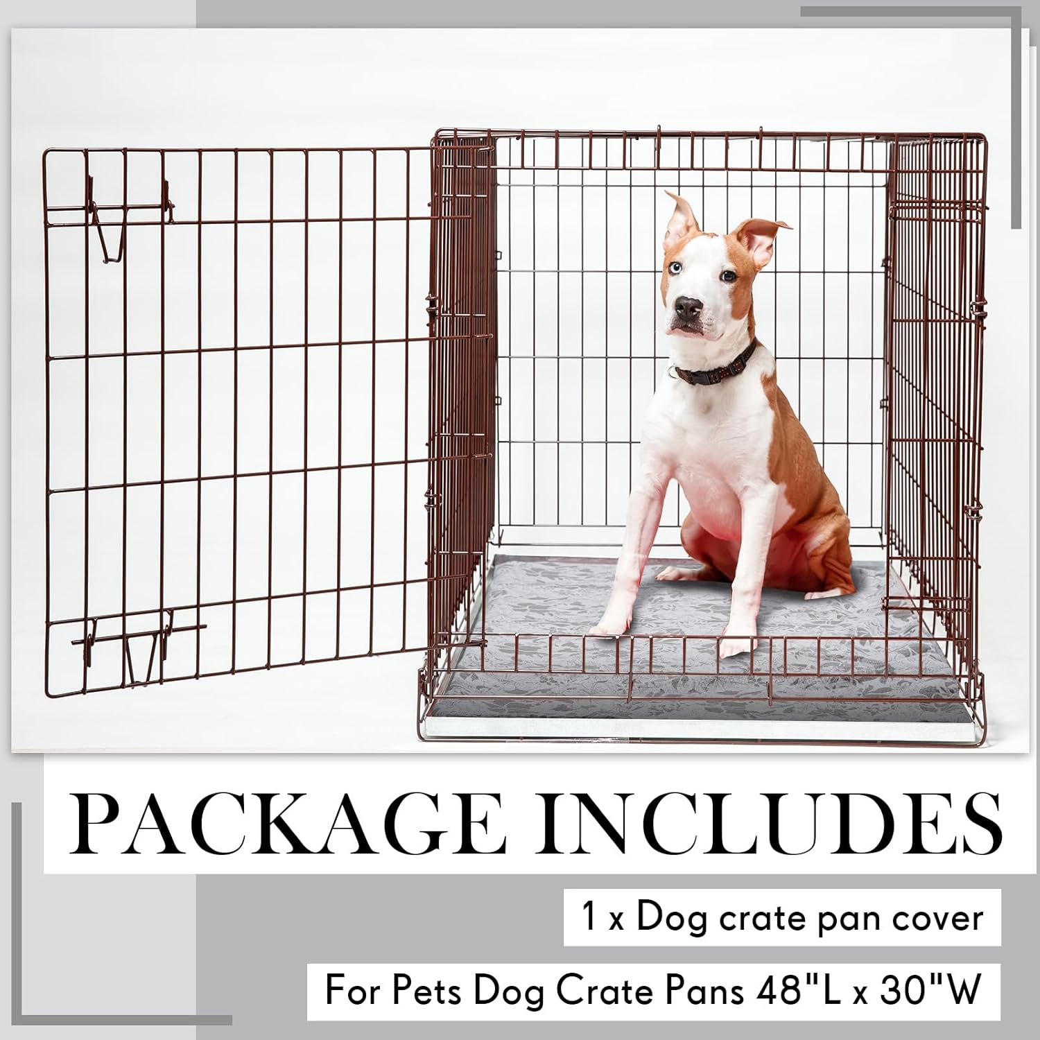 VitalCozy washable crate cover secure zipper closure detailed view
