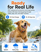 Package contents of SKBAK smart bark control device