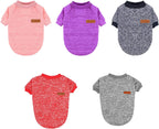 Bwealthest warm winter puppy sweaters in two different colors.