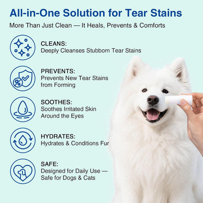 Oivolii pet eye stain cleaner stick twist up mechanism showcase