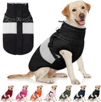 AOFITEE Dog Coat, Large Dog Jacket, Dogs Coat with Harness Built in, Reflective Waterproof Dogs Jackets Winter with Furry Collar, Warm Polar Fleece Pet Sweater Snowsuit for Doberman, Great Dane XXXL - Image 13