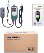 Inkbird digital temperature controller packaging and included components