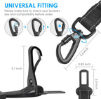 Universal LATCH hook attachment for pet seat belt