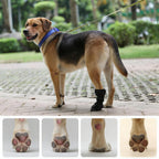 Size chart visual for Letsqk dog recovery boots