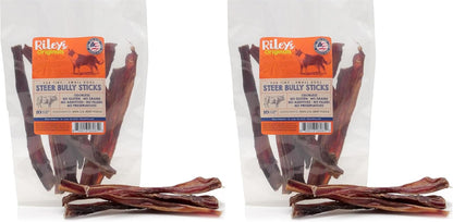 Riley's Steer Bully Sticks for Large to XL Dog Breeds - Odor Free, Single Ingredient Treat - Easily Digestible, 100% Beef Pizzle Sticks for Dogs - 12", 5ct - Image 10