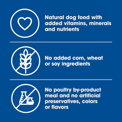 Nature's Recipe chicken and brown rice wet dog food cup close up