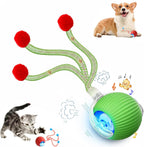 2 Packs Speed 2.0 Tail Interactive Cat Toys for Indoor Cats, Chirping & Motion Activate Cat Toy, Smart Kitten Rolling Ball Moving Ball Toys, Rechargeable Dog Cats Bal l for Enrichment Exercise - Image 14