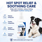 Cwdbbzj antimicrobial pet spray for dog and cat skin redness care