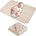 Phoebus Baby waterproof muslin cotton changing pad top view