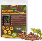 ZeeDix 2 LBS Reptile Substrate Leca Balls - 100% Organic Expanded Clay Pebbles, Ideal Bioactive Terrarium Clay Balls Substrate for Reptile Terrarium Tank, Bearded Dragon, Tortoise, Gecko, Snake & Frog - Image 9