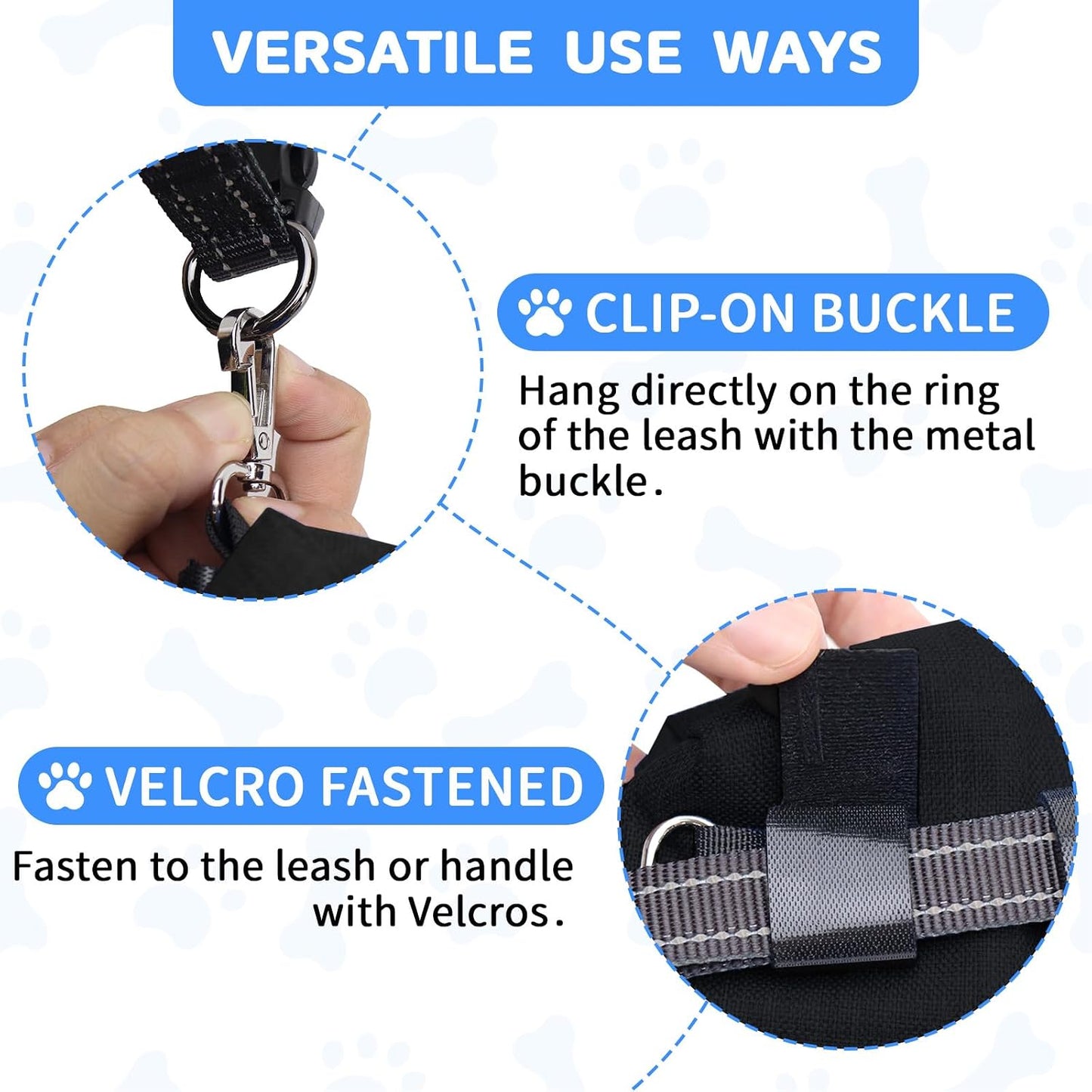Close up of the rubber dispenser on Voxget treat pouch