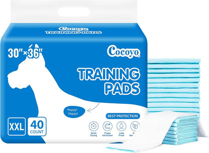 COCOYO giant size puppy pads for home floor protection