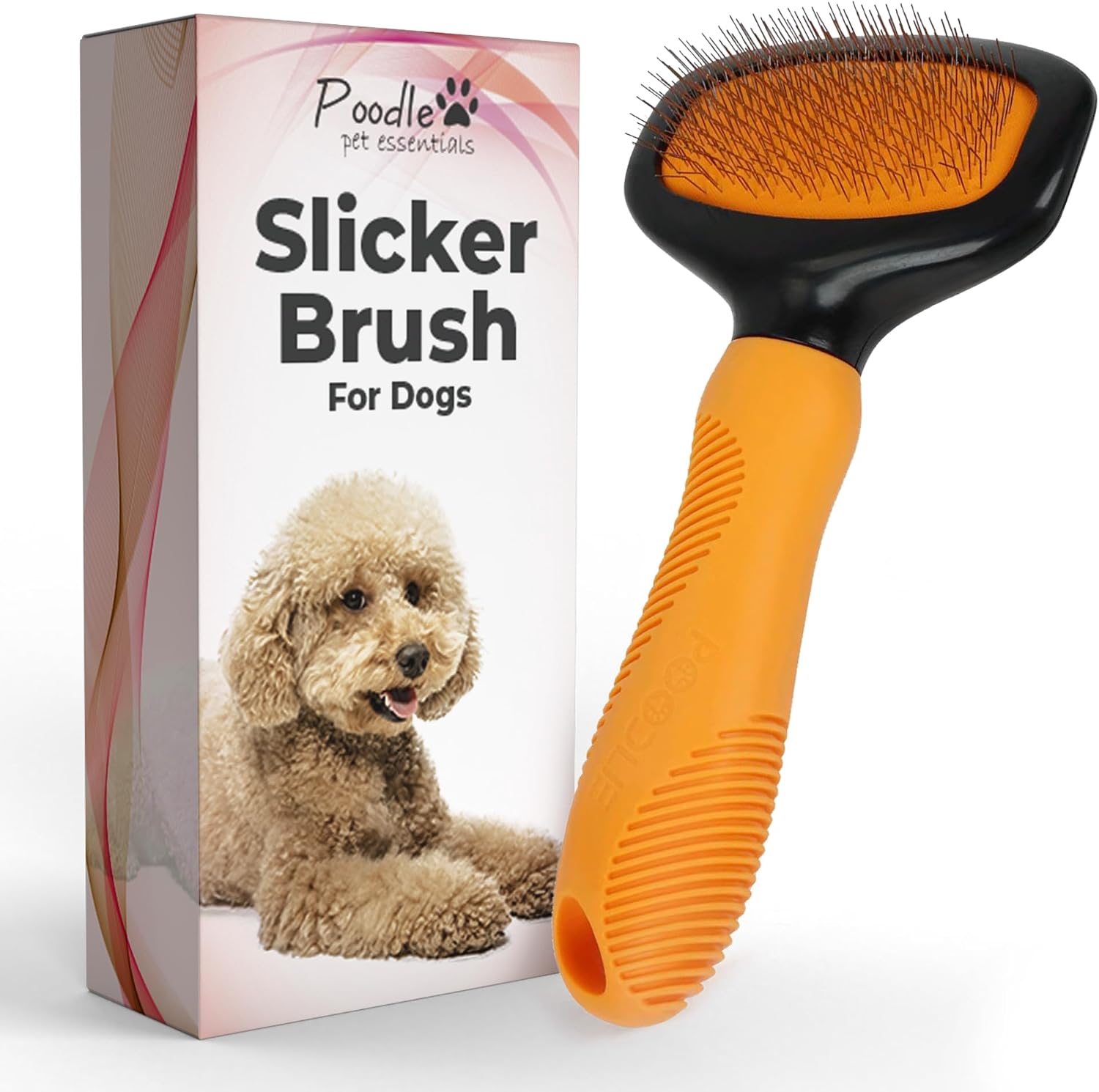 Poodle Pet Slicker Brush - For Dogs, Cats, Rabbits - Matted/Loose Fur, Knots - Suitable for Doodle/Goldendoodle Grooming and Shredding Short/Long Hair - Image 10