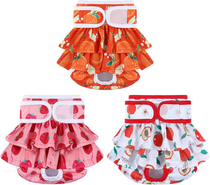 Washable Dog Diapers Female 3 Pack Reusable Highly Absorbent Doggie Diaper, Flexible Doggy Diaper Female Durable Leak-Proof Diapers for Dog Period Heat Incontinence Potty Training, XS - Image 11