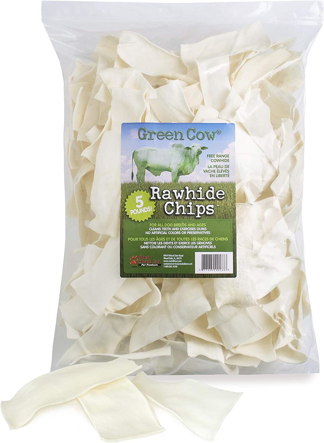 Chips 3-Pound Bag - Premium Large Dog Rawhide Chews - Ideal for Agressive Chewers Dog Rawhide Treats - Durable Rawhide Bones for Large Dogs - Image 12