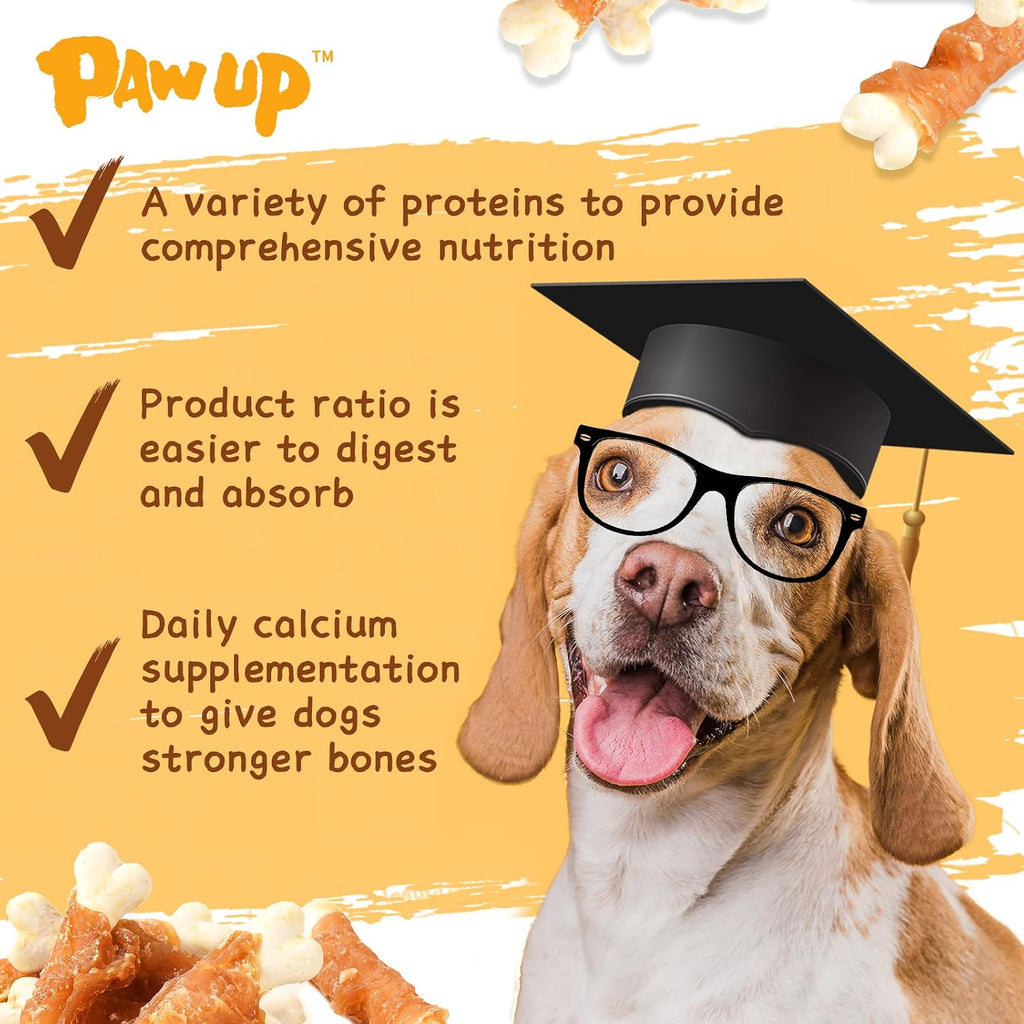 PAWUP soft core digestible puppy chews with taurine and calcium