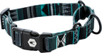 Wolfgang Heavy Duty Martingale Dog Collar with Quick Release Nylon Buckle for Walking & Training, Overland Print, Large - Image 15