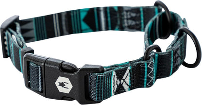 Wolfgang Heavy Duty Martingale Dog Collar with Quick Release Nylon Buckle for Walking & Training, Overland Print, Large - Image 15