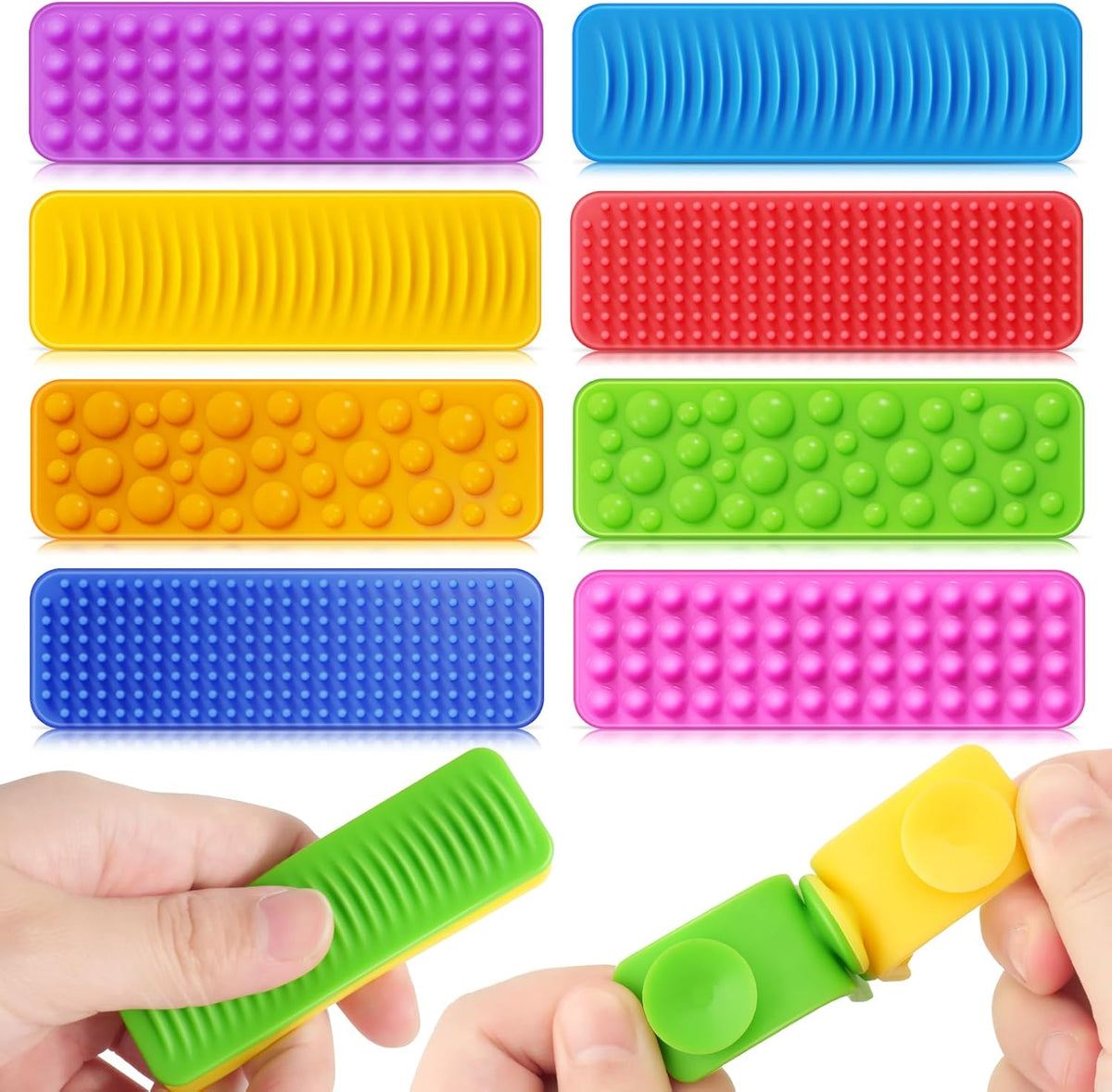 Lesong sensory fidget suction toys front view