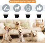 Side profile view highlighting the heat-resistant ceramic design for low noise dog grooming.
