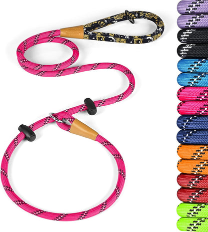 lynxking Slip Lead Dog Leash Reflective, Heavy Duty Comfortable Strong Rope for Large Medium Small Dogs No Pull Pet Training (Light Green, Large 1/2in x 6ft-Slip Lead) - Image 13