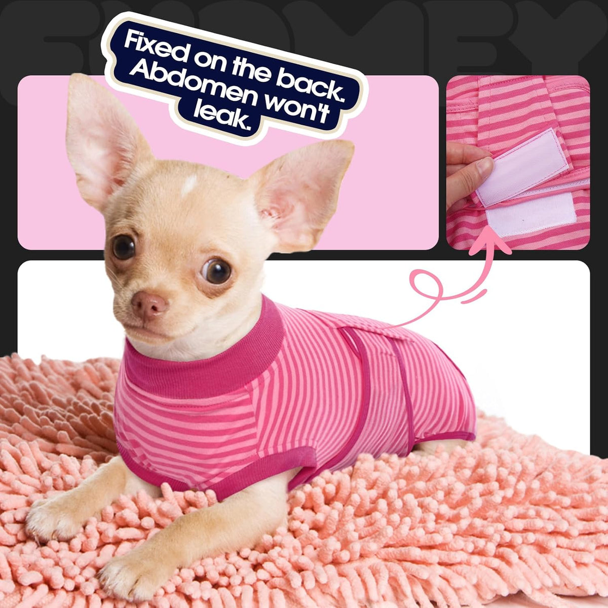FUAMEY medical pet clothing protecting abdominal skin wounds from scratching