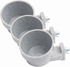 Lixit(R) Quick Lock Removable Bird Cage Bowls for Birds, Rabbits, Dogs, Cats, Guinea Pigs and Other Small Animals - Made in USA (Gray, 10 Ounce) - Image 7