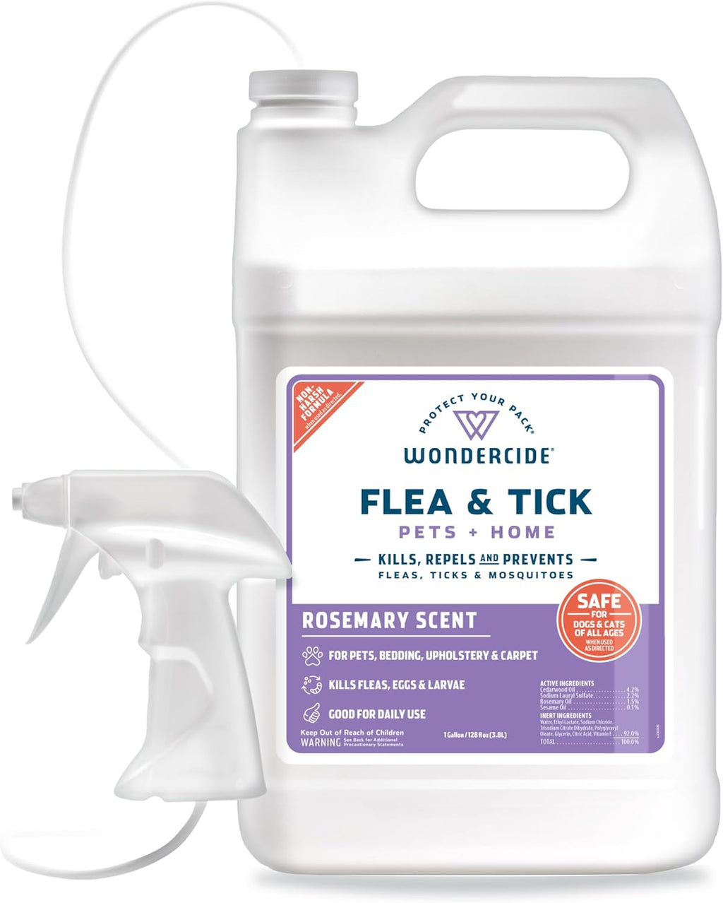 Wondercide Rose Flea & Tick Spray for Pets Plus Home with Natural Essential Oils 16 fl. oz. - Image 9