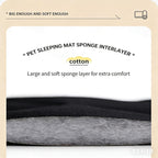 Waterproof surface texture of Zcoyjbi chew resistant crate mat