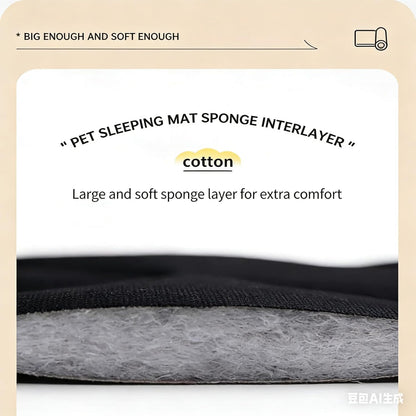Waterproof surface texture of Zcoyjbi chew resistant crate mat