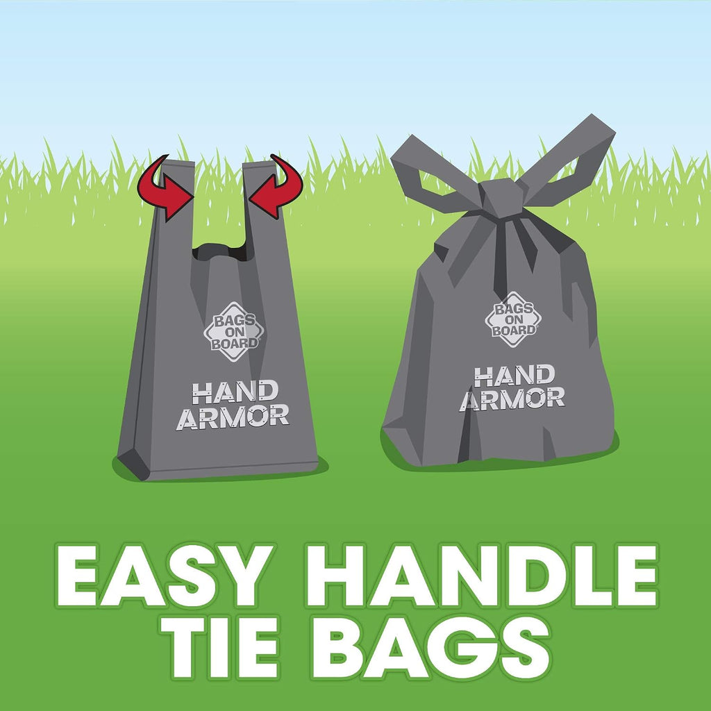 Bags on Board unscented dog waste bags displaying double thickness protection layer