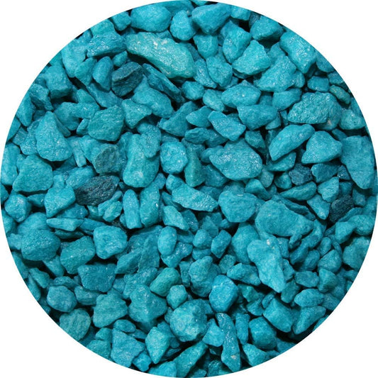 Spectrastone Special Turquoise Aquarium Gravel 5 Pound Bag front view