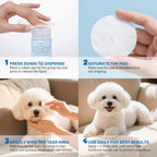 Oivolii pet care eye debris and mucus clearing solution