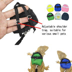 Bearded Dragon Backpack Carrier,Reptile Portable Backpack Carrier with Small Backpack Harness Leash Set,Space Capsule Clear Bubble Window Travel Backpack for Lizard Travel,Guinea Pig,Rabbit - Image 5
