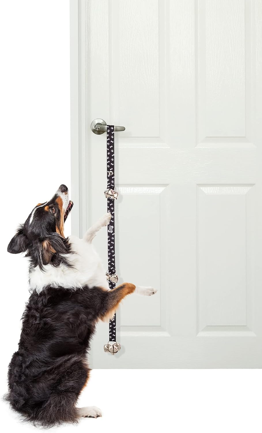 Adjustable nylon strap of Nice Paws dog potty bells