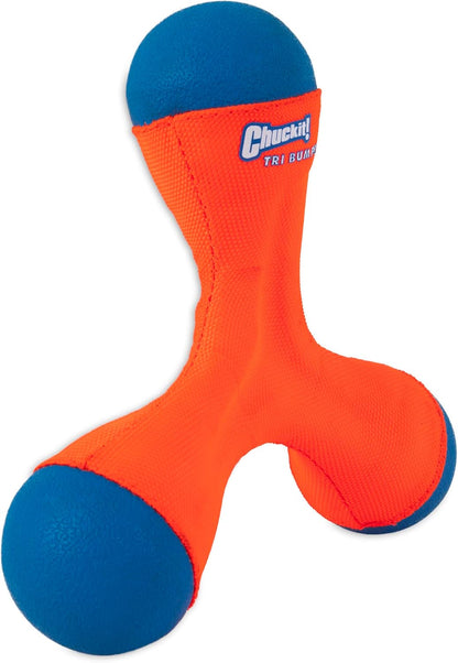 Chuckit! Tri Bumper toy size comparison