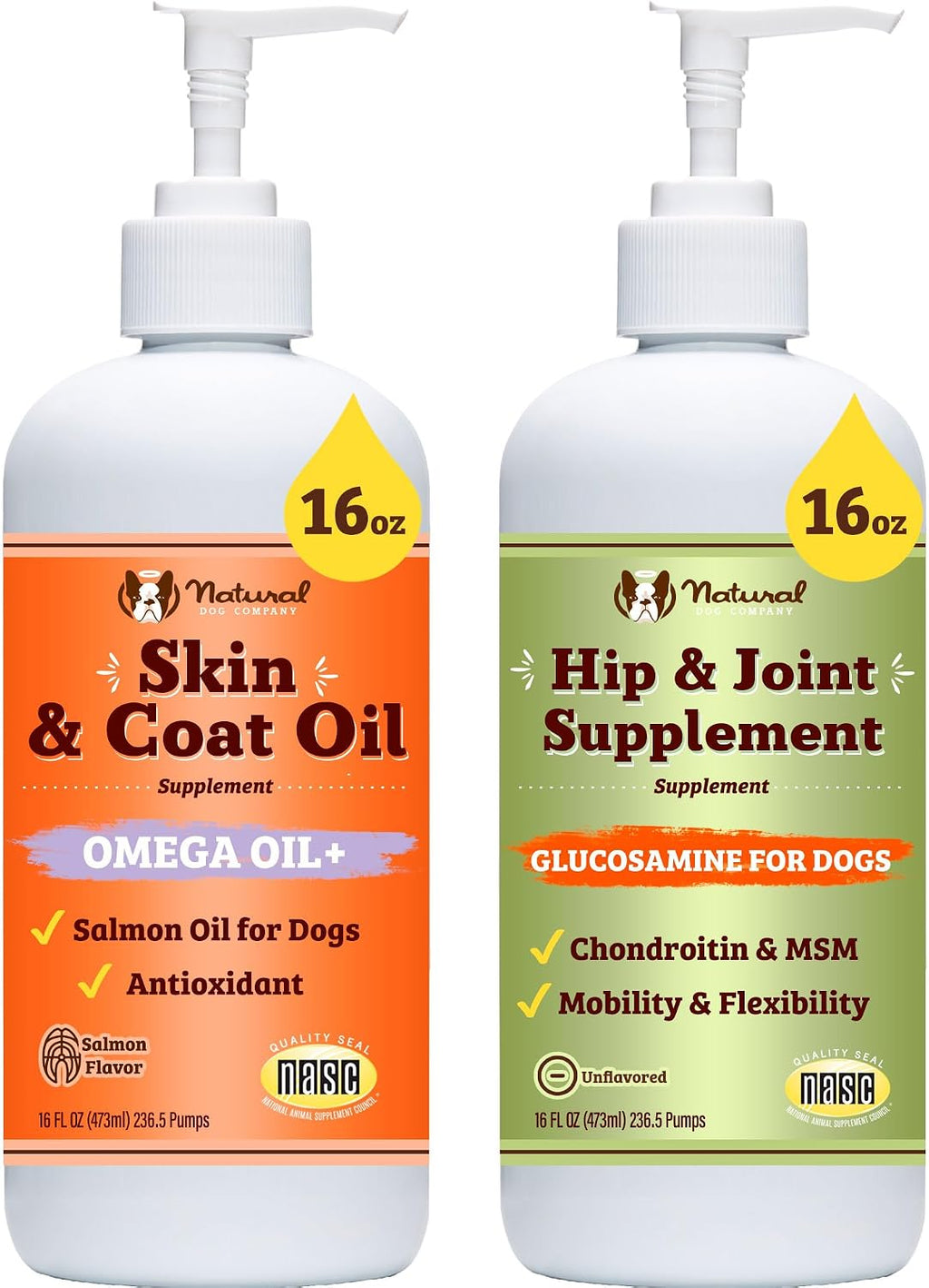 Natural Dog Company Liquid Glucosamine Hip & Joint Oil for Dogs, 16 oz, Extra Strength Cartilage & Joint Support, Helps Mobility and Eases Occasional Stiffness, Dog Vitamins & Supplements - Image 12