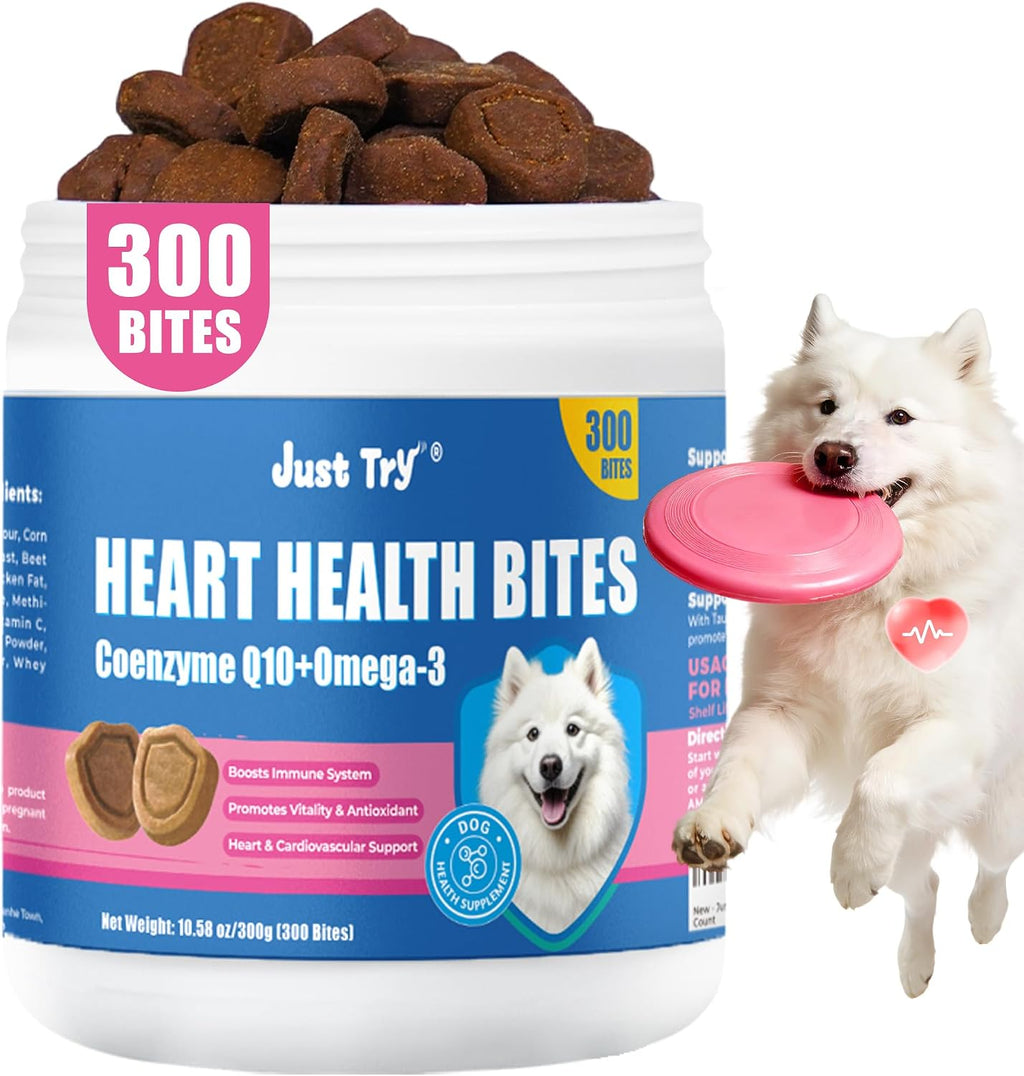 Just Try Coenzyme Q10 coq10 Bites for Cats - Advanced q10 & Taurine Cat Treats for Feline Heart Health - Chicken Flavored - Supports Heart Function - 300 Count - Image 9