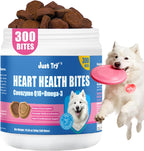 Just Try Coenzyme Q10 coq10 Bites for Cats - Advanced q10 & Taurine Cat Treats for Feline Heart Health - Chicken Flavored - Supports Heart Function - 300 Count - Image 9